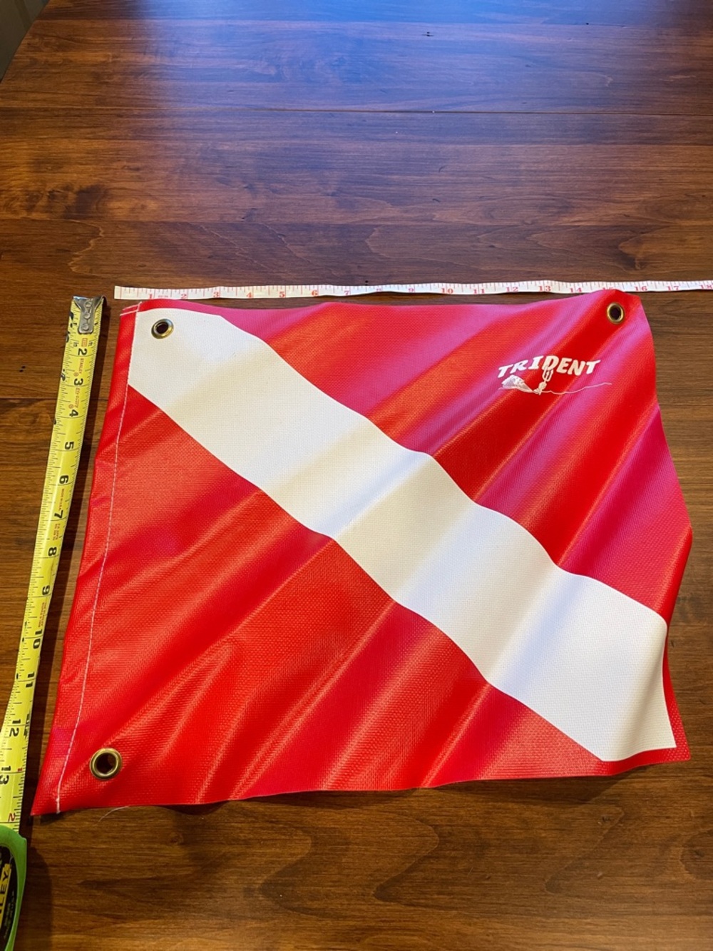 Red & White Dive Flag - Men Swim